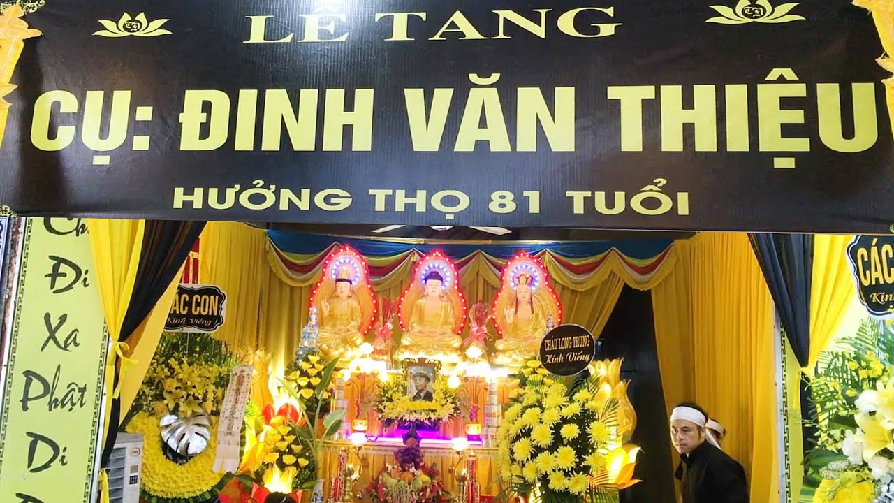 Lễ tang cụ đinh văn thiệu 81 tuổi