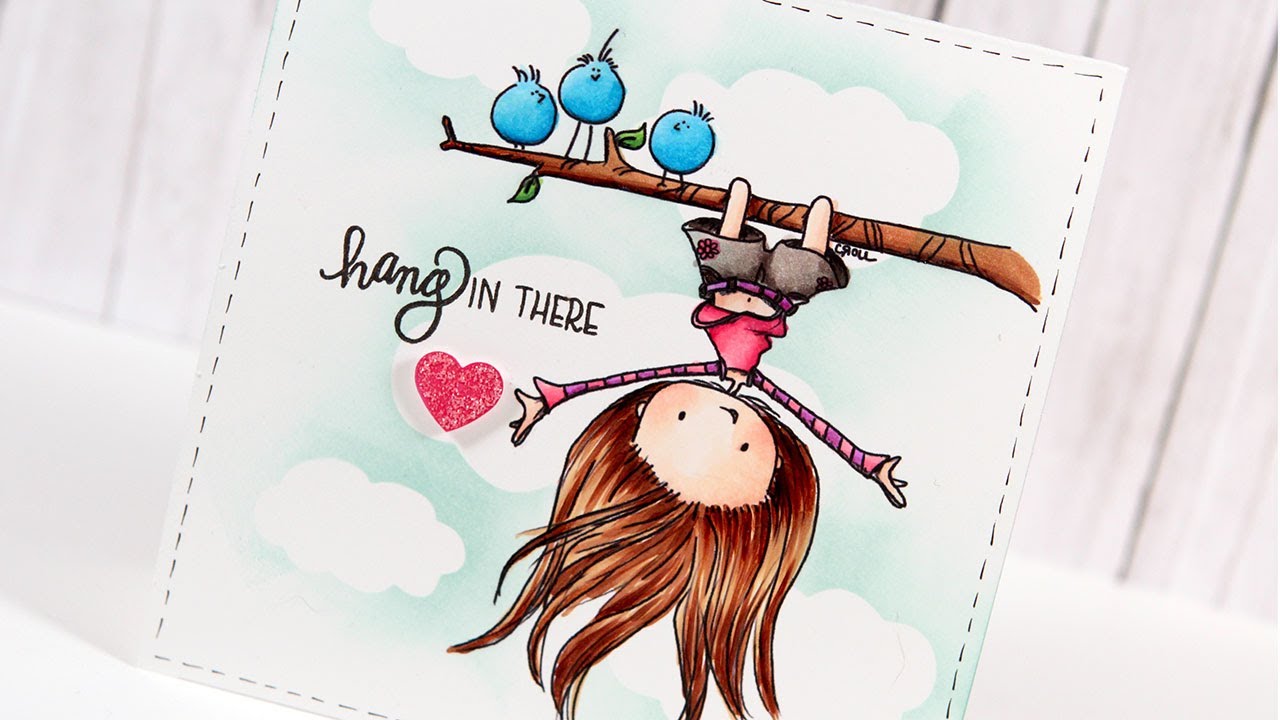 Color Wednesday #5: Copics & Tiddly Inks Wryn Hanging Around