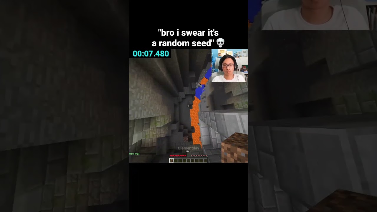 Minecraft Speedrun Moment