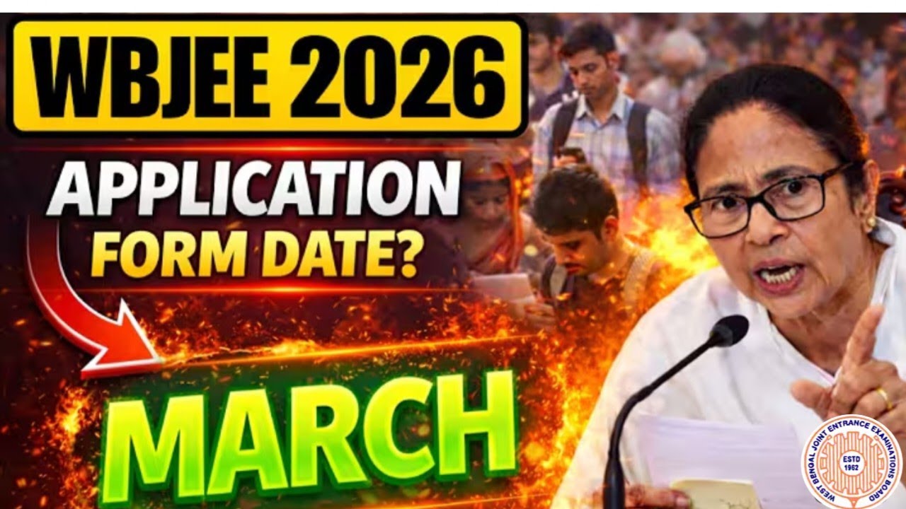 Official Notification/wbjee form fill up 2026/wbjee 2026 Registration Date Out/wbjee 2026 exam Date/