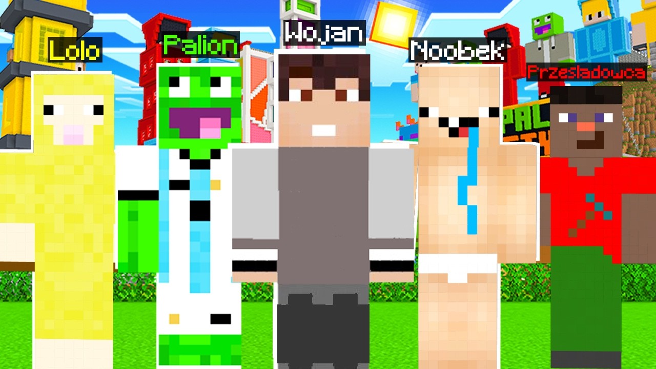 Oglądamy PIERWSZE SKINY YOUTUBERÓW w Minecraft!