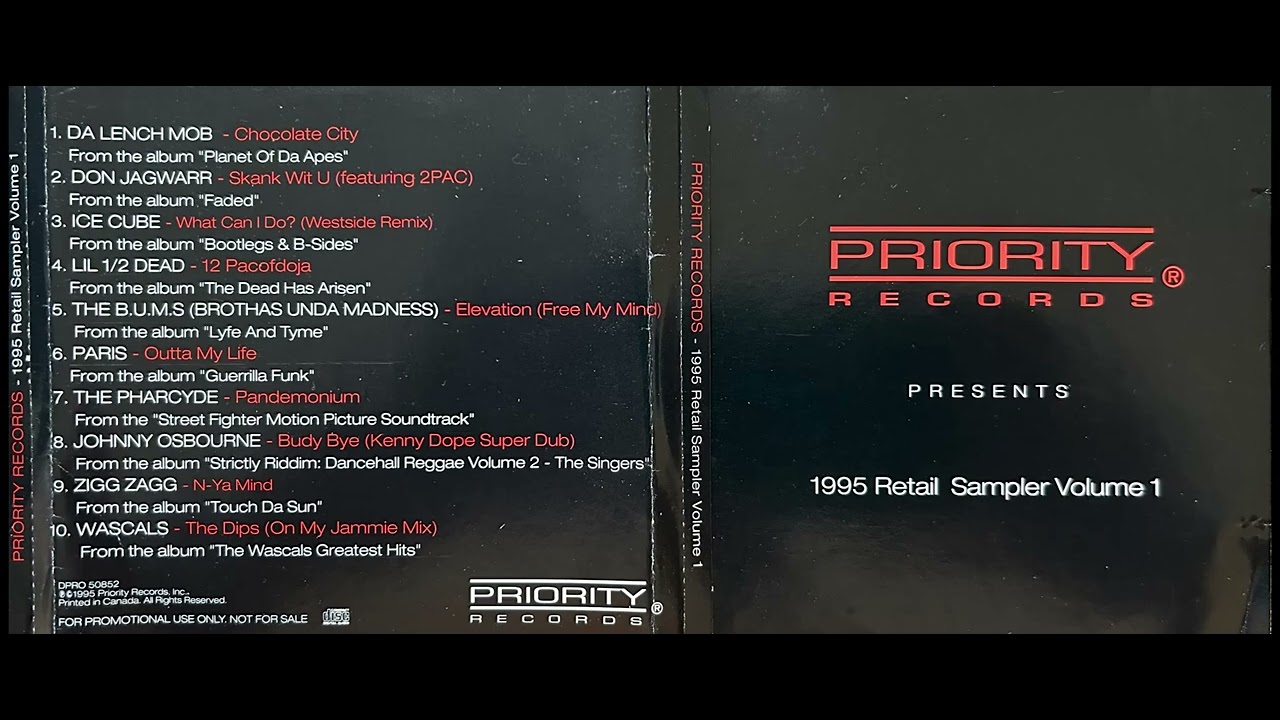 Ice Cube & Da Lench Mob (1. CHOCOLATE CITY - 1995 PRIORITY RECORDS RETAIL SAMPLE CD VOL. 1) DJ Pooh