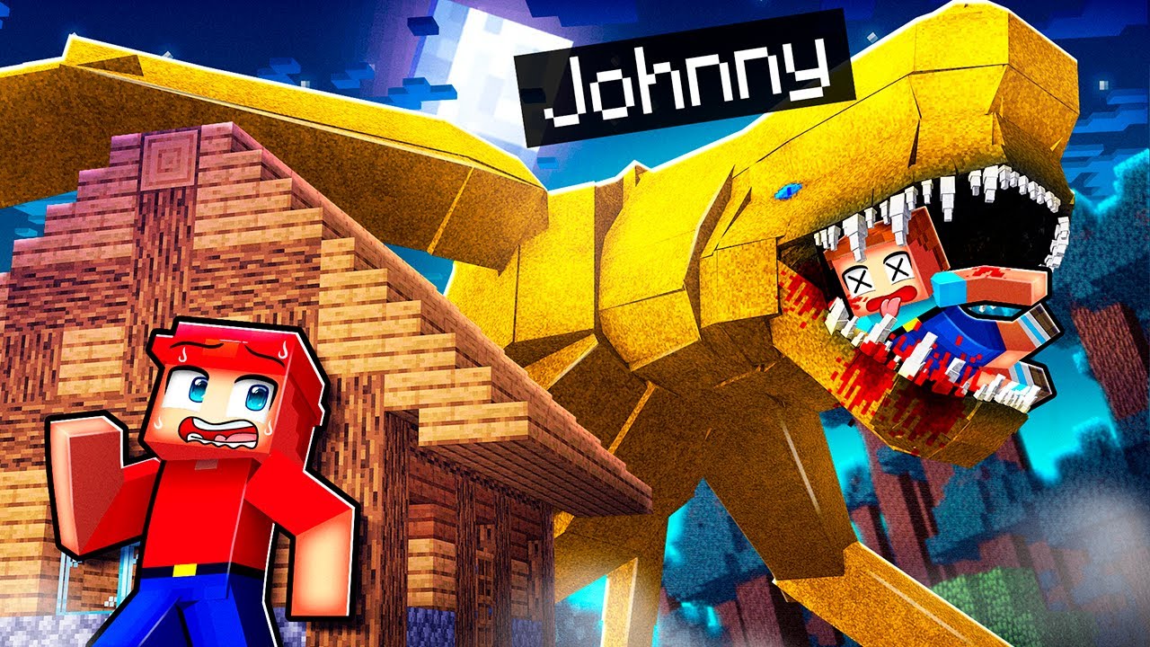 Играю за ДИСТОРТУСА РЕКСА, чтобы потроллить друзей в Minecraft!