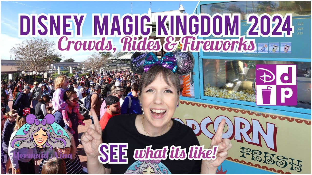 Disney Magic Kingdom 2024 - Crowds, Rides & Fireworks