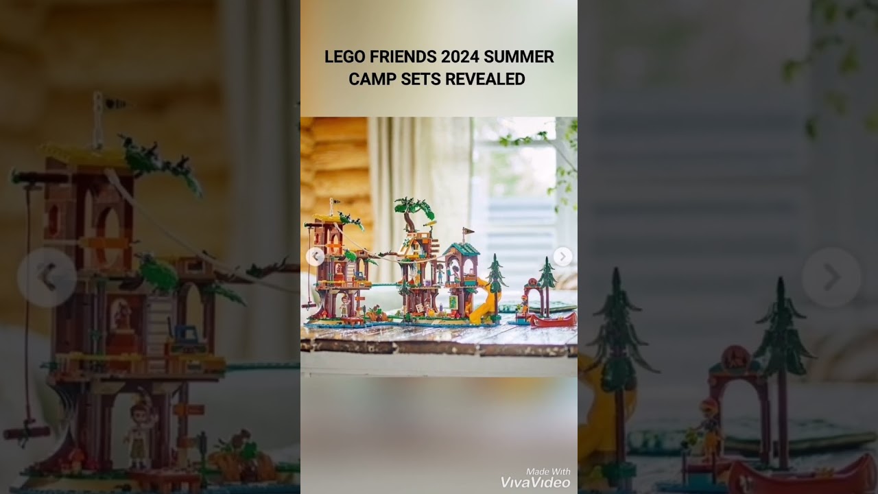 LEGO FRIENDS 2024 SUMMER CAMP SETS REVEALED! #lego #2024 #hyped #viral #legofriends #revealed