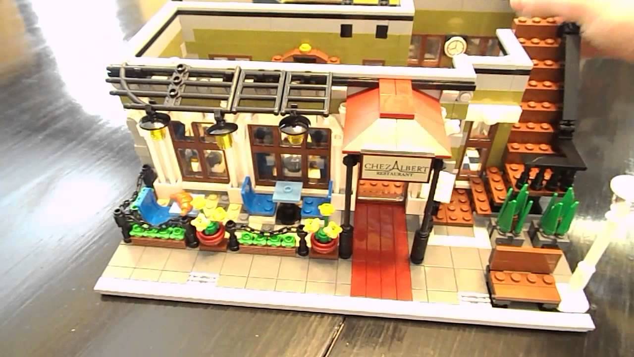 Building and Placing LEGO Parisian Restaurant 10243