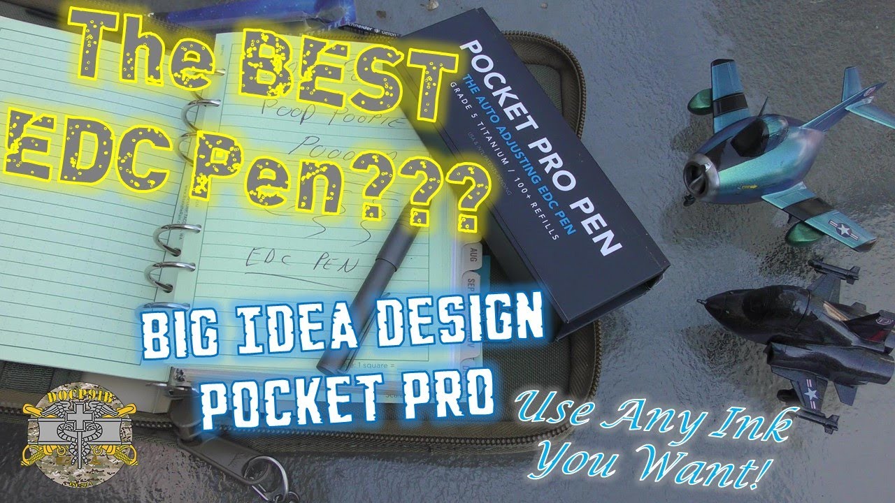 Is This The Best EDC Pen Out There??? Big Idea Design Ti Pocket Pro