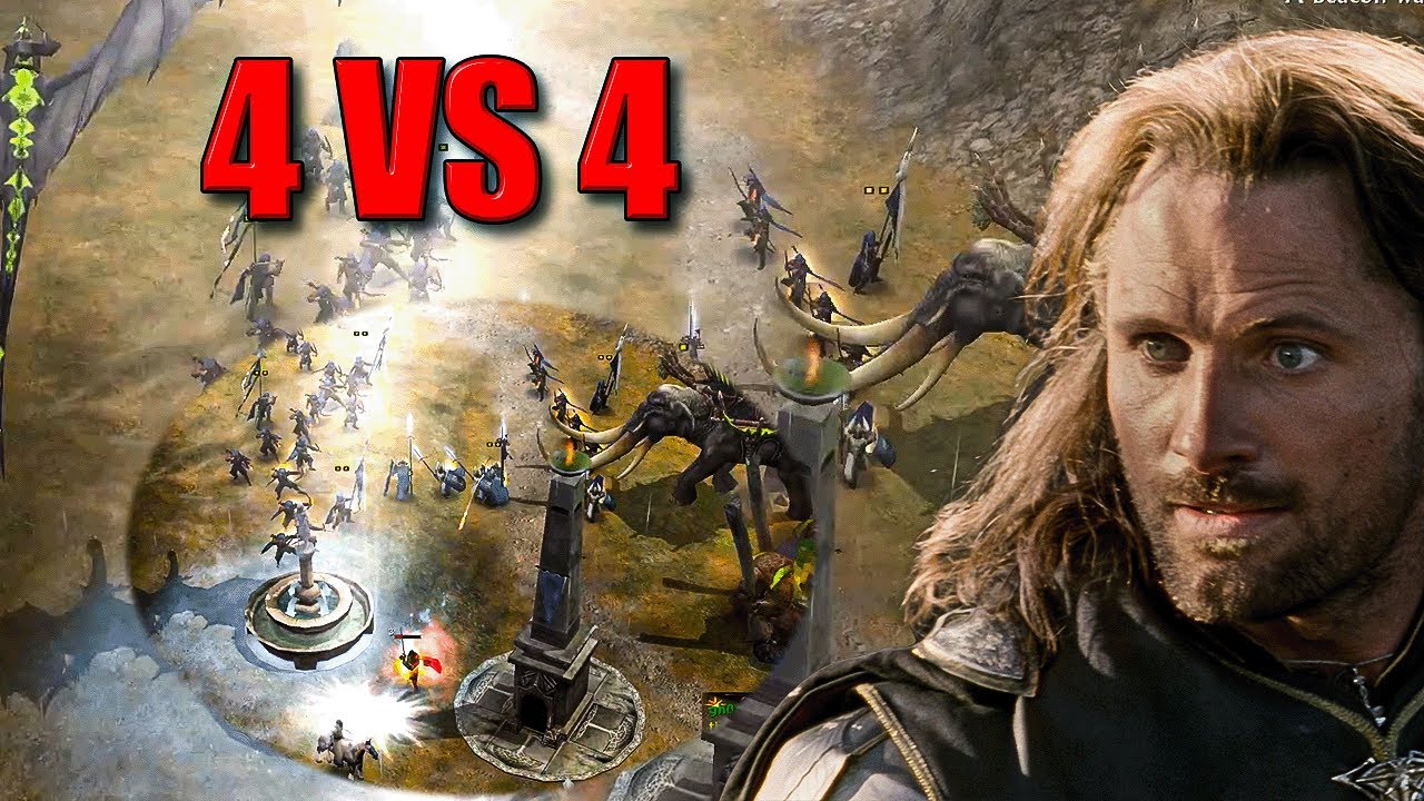 Good Old 4 VS 4 | BFME 1 Patch 2.22