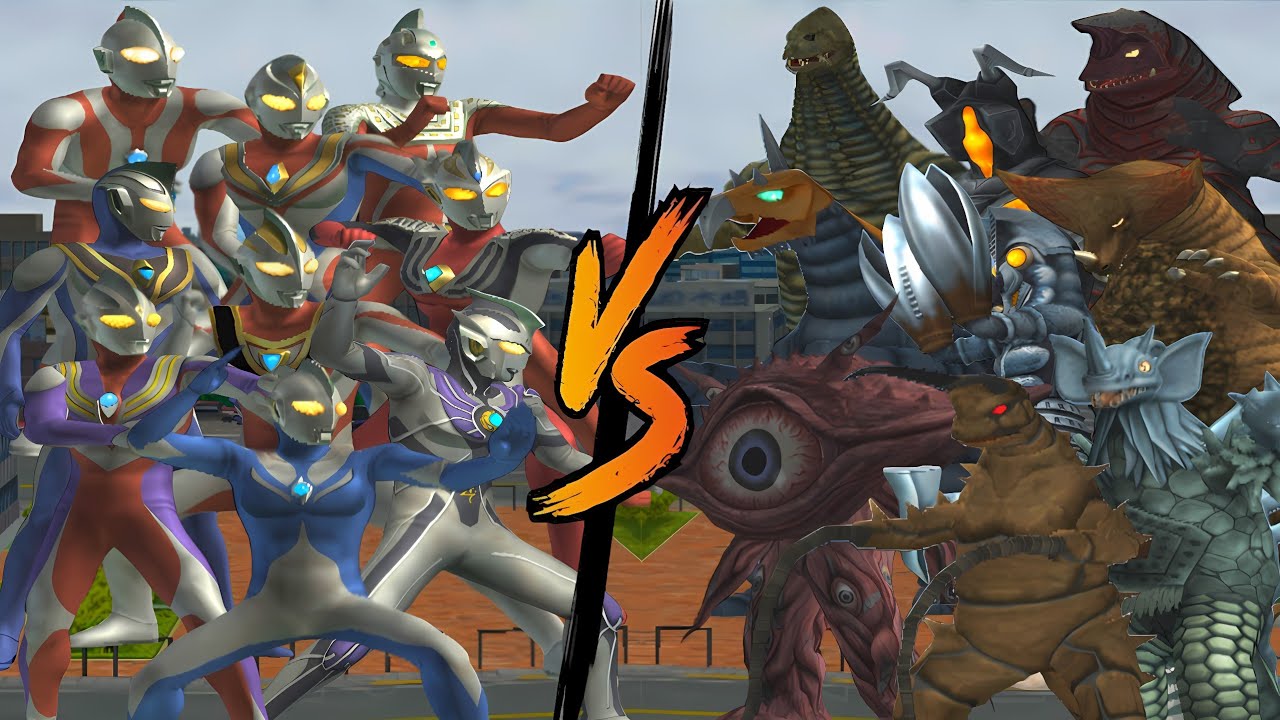 ウルトラマン COSMOS VS GUDON, ULTRAMAN TIGA VS TYRANT, LEGEND VS GAN-Q, GAIA VS ALIEN BALTAN #ウルトラマン #怪獣 