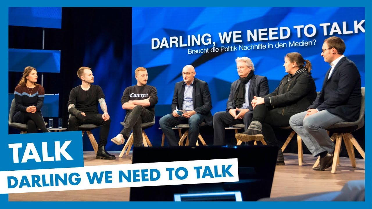 Talk | Darling we need to talk – Braucht die Politik Nachhilfe in den Medien? | Medienforum 2017
