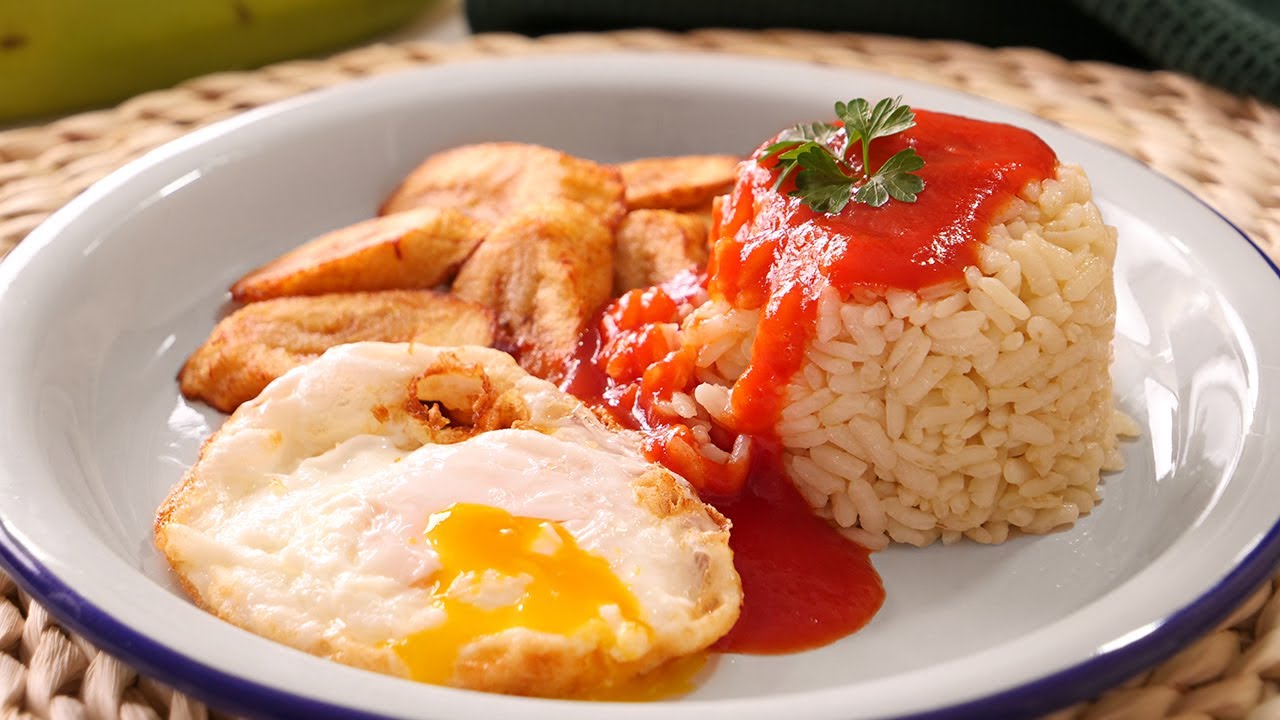 Arroz a la Cubana | Receta muy Fácil, Rápida y Deliciosa