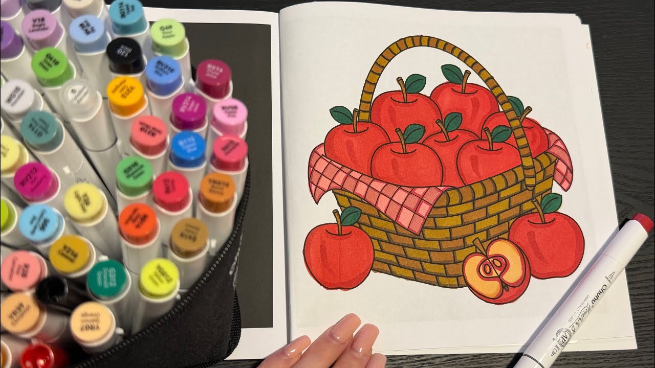 Apple Coloring Picture 🍎 