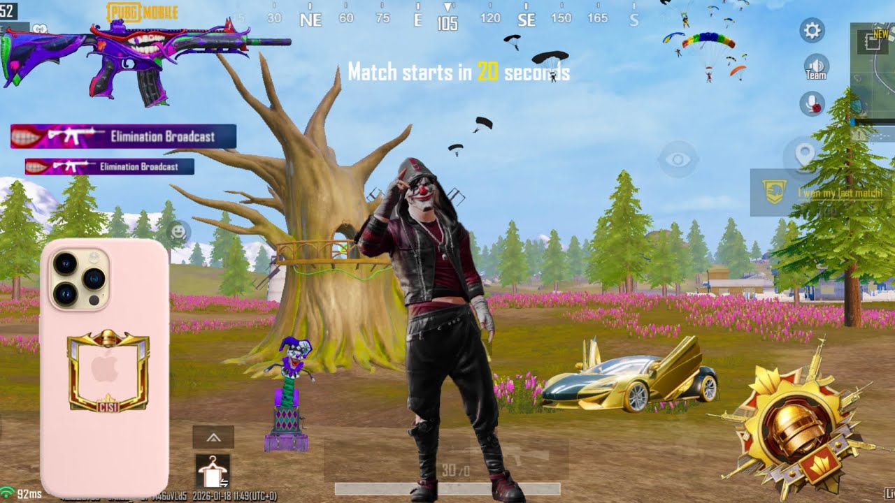 Rank Push conqueror \” iPhone 14 pro 120fps \ PUBG mobile 