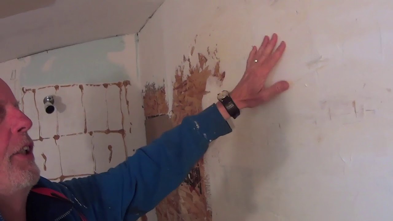 Mudding OSB Interior Walls - Finishing OSB board with Drywall Mud for a Mediterranean Look