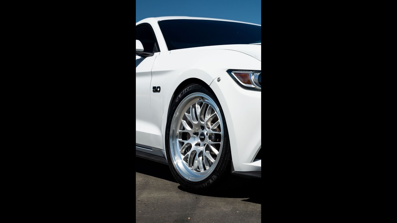 Ford Mustang GT S550 on Forged Apex ML-10RT in Brushed Clear