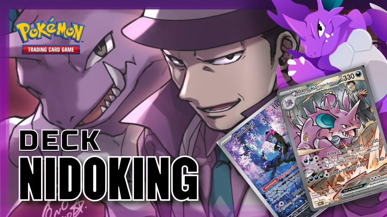 O REI DO POISON! Nidoking ex Gameplay - Pokémon TCG LIVE