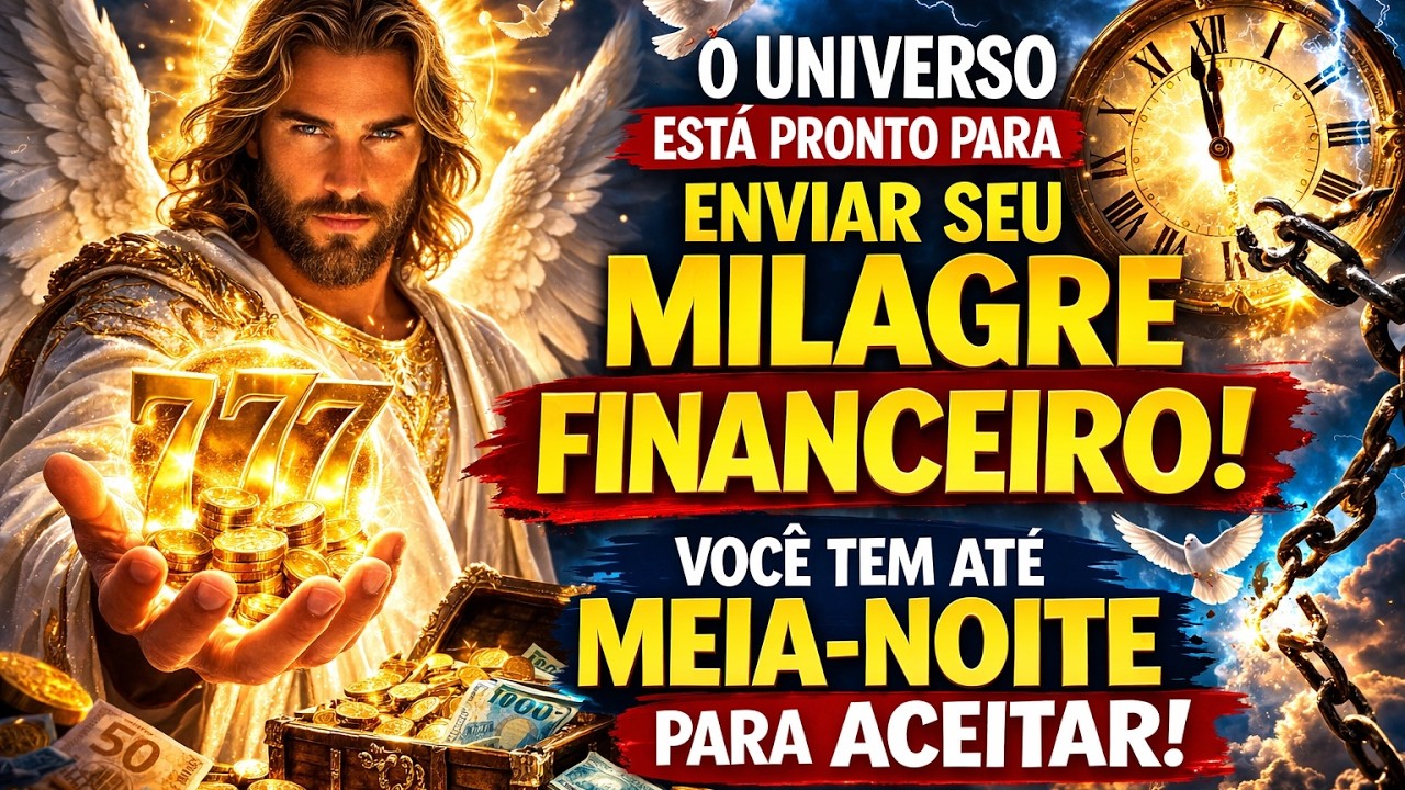 ALERTA 777: O Universo está pronto para enviar seu milagre financeiro. Você tem até meia-noite para