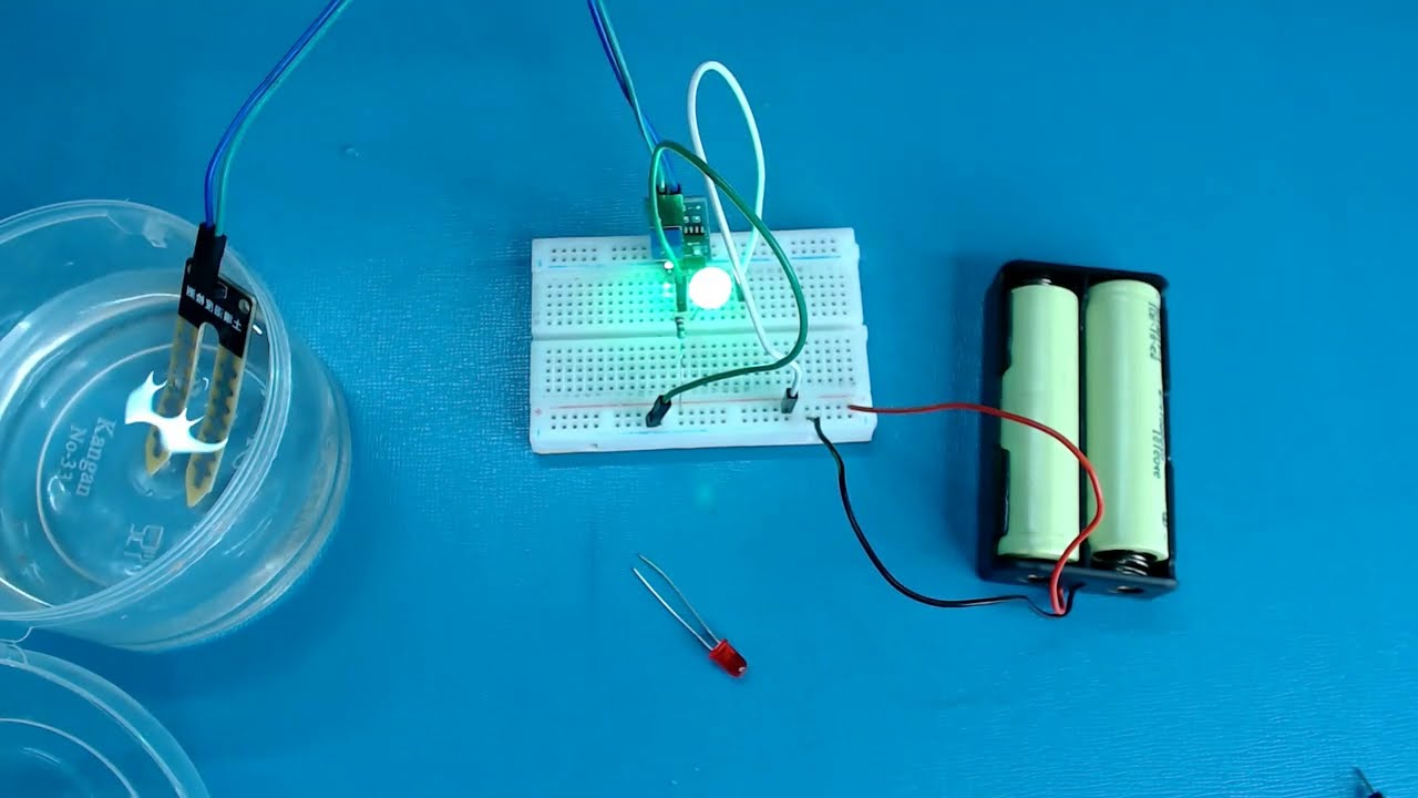 Soil Moisture Monitoring System Using Soil Moisture Sensor With Breadboard