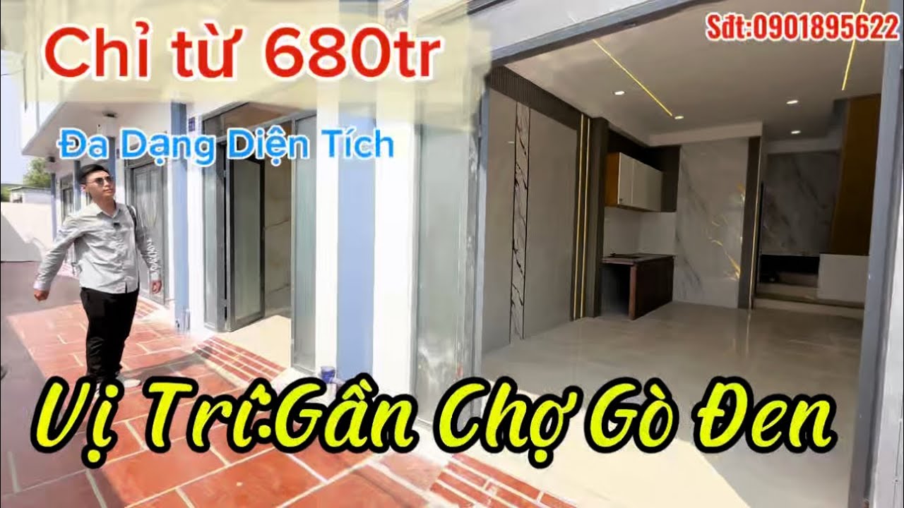 Nhà Đẹp Giá Rẻ✅Đa Dạng Diện Tích👌Gần Chợ Gò Đen👉Gần Khu Công Nghiệp👍Khu Đông Dân Cư.