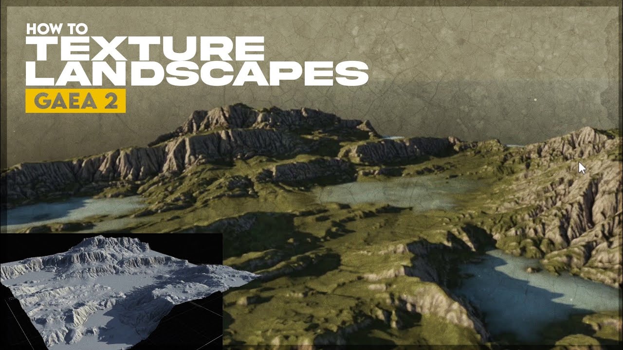 How to Texture Landscapes in GAEA 2.0 | Beginner to Advanced Tutorial
