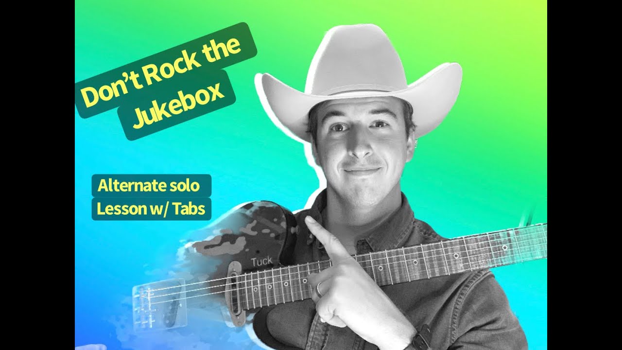 Don't Rock The Jukebox (alternate solo lesson W/Tabs!) Mike Tele Tuck