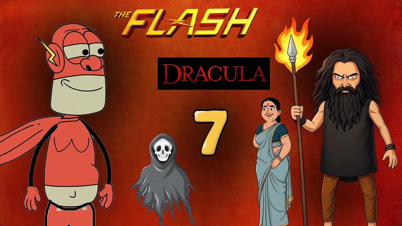 The Flash vs Dracula 😱 | Epic Cartoon Battle | Episode 7