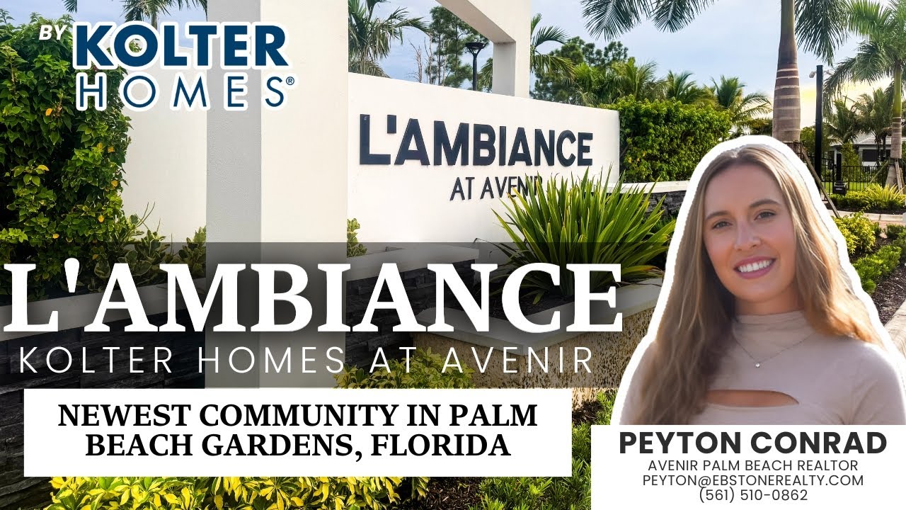 L&rsquo;Ambiance at Avenir Overview | Kolter Homes | Palm Beach Gardens&rsquo; New Community Tour ✨🏡