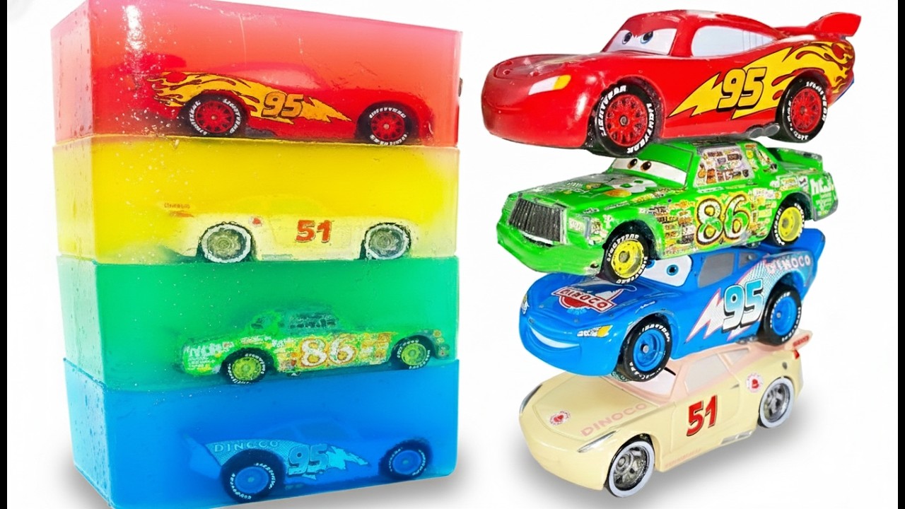 Lightning McQueen Disney Cars! Satisfying Jelly Cutting Tomica Edition vol. 16