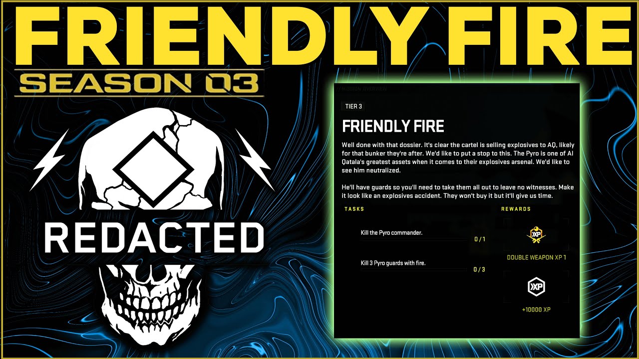 DMZ PYRO COMMANDER LOCATION - DMZ Friendly Fire Mission - Tempered  Plate Carrier - How To Get