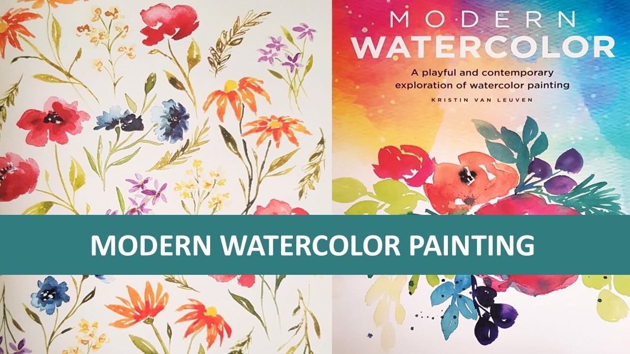 Modern Watercolor by Kristin Van Leuven | Art Book Review