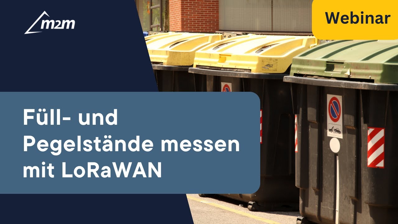 Partnerwebinar mit Pepperl+Fuchs: LoRaWAN für Industrie und Entsorger – Füll-  und Pegelstände