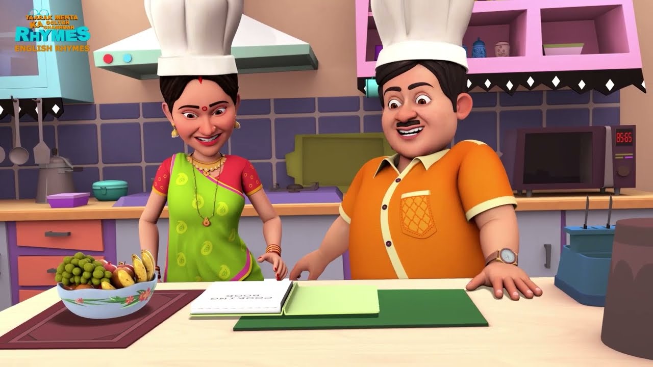⭐ Popular English Rhymes for Kids 🎶 | TMKOC Nursery Songs | Learning with Fun