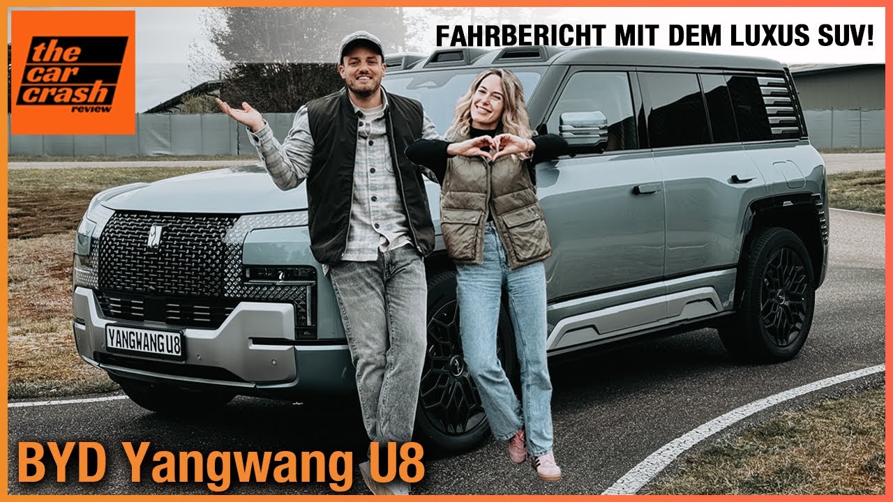 BYD Yangwang U8 im Test (2024) Dieses Luxus SUV kann schwimmen und Panzerwende! Fahrbericht | Review