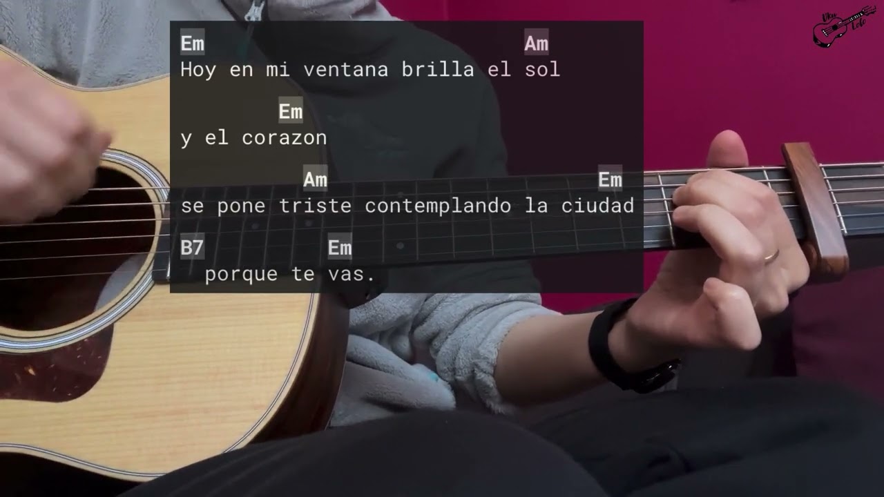 Jeanette - Porque te vas - Tuto 05 - Guitare débutant facile - Cours guitare + BONUS Arpèges-Ukulolo