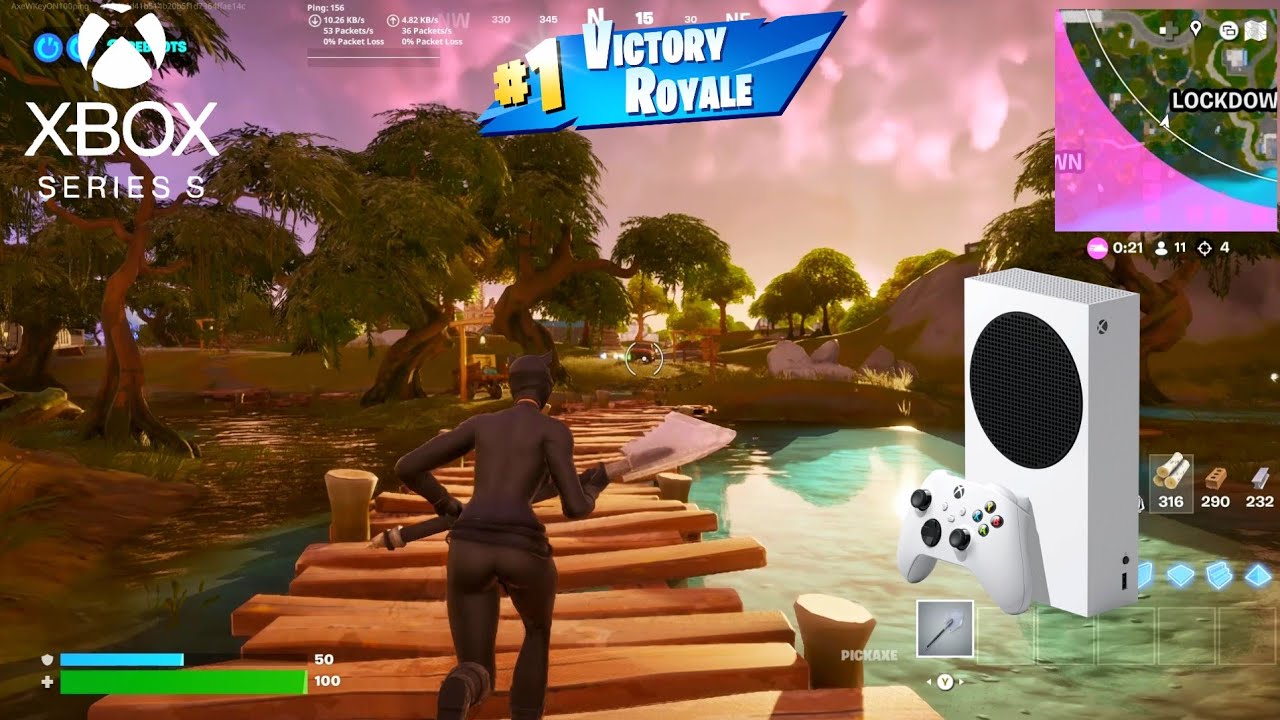 Xbox Series S Fortnite Reload controller Gameplay (4K 120 FPS)