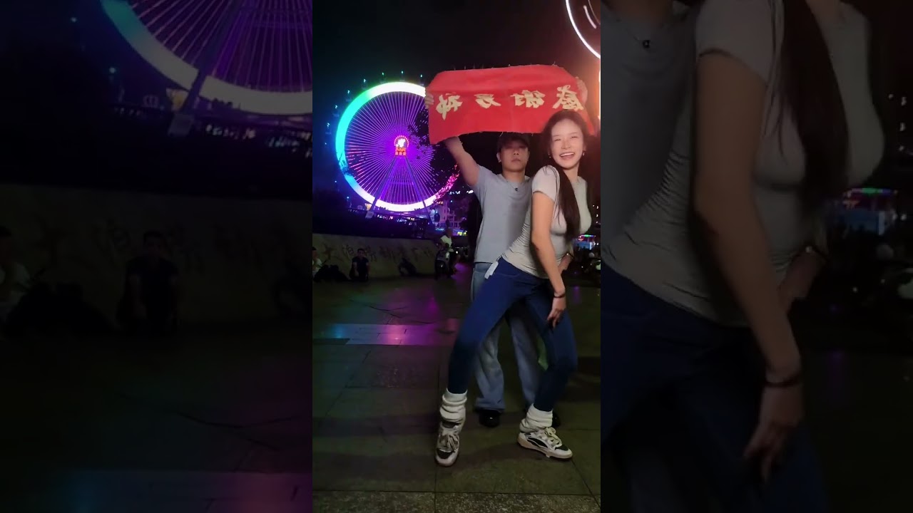 Chinese Girl Outdoor Live - Dance Show#dance #kpop #live #memes #funny #fyp #shorts #shortvideo