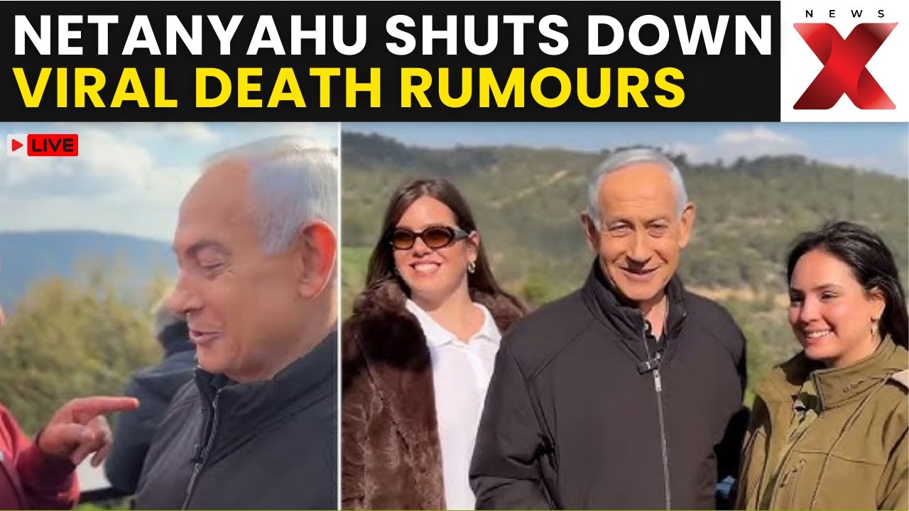 NETANYAHU LIVE: Netanyahu Releases Second Video to Shut Down Viral Death Rumours Online