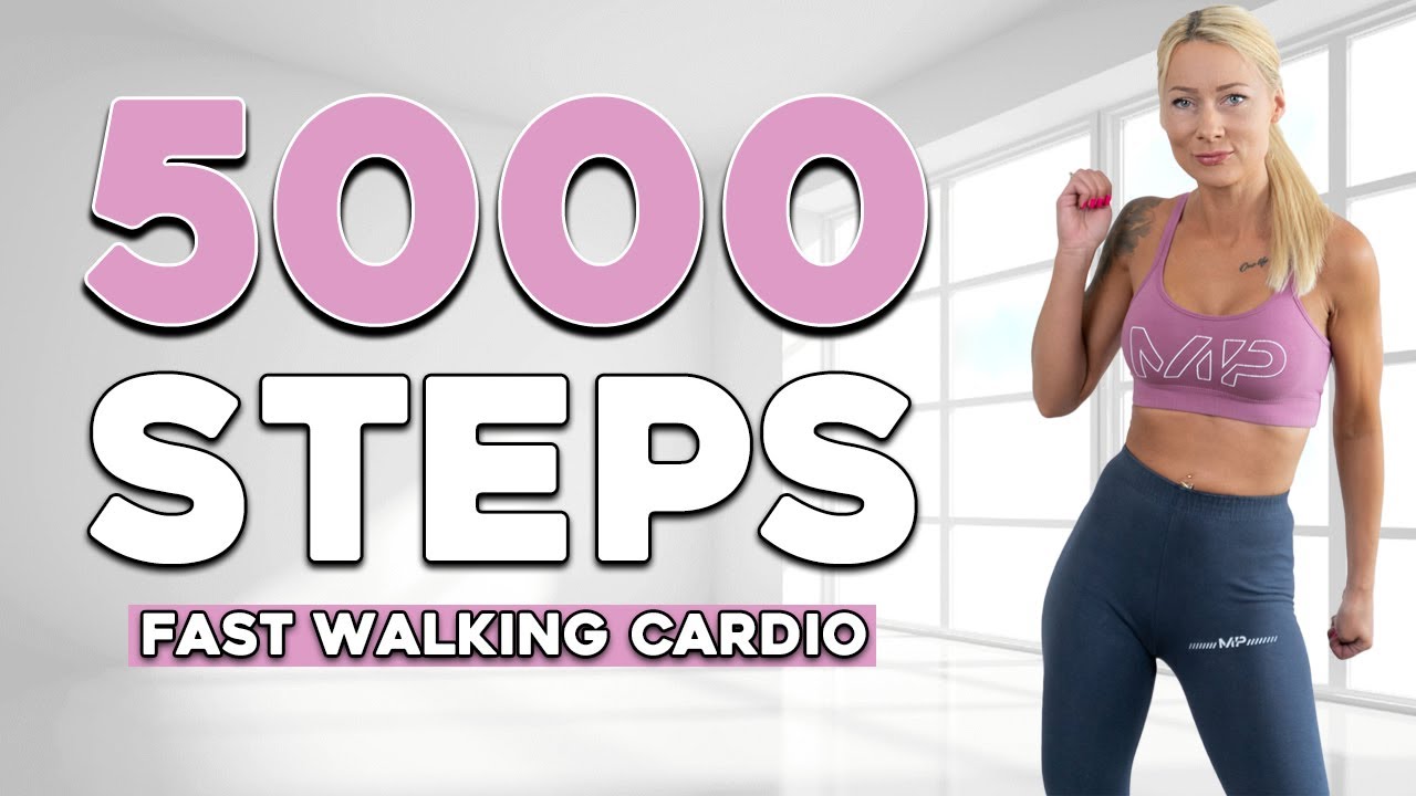5000 STEPS TURBO WALKING Walking Workout For Weight Loss Knee Friendly