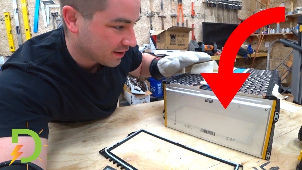 Removing A Bad Lithium Cell from Battery Pack, Smart Fortwo