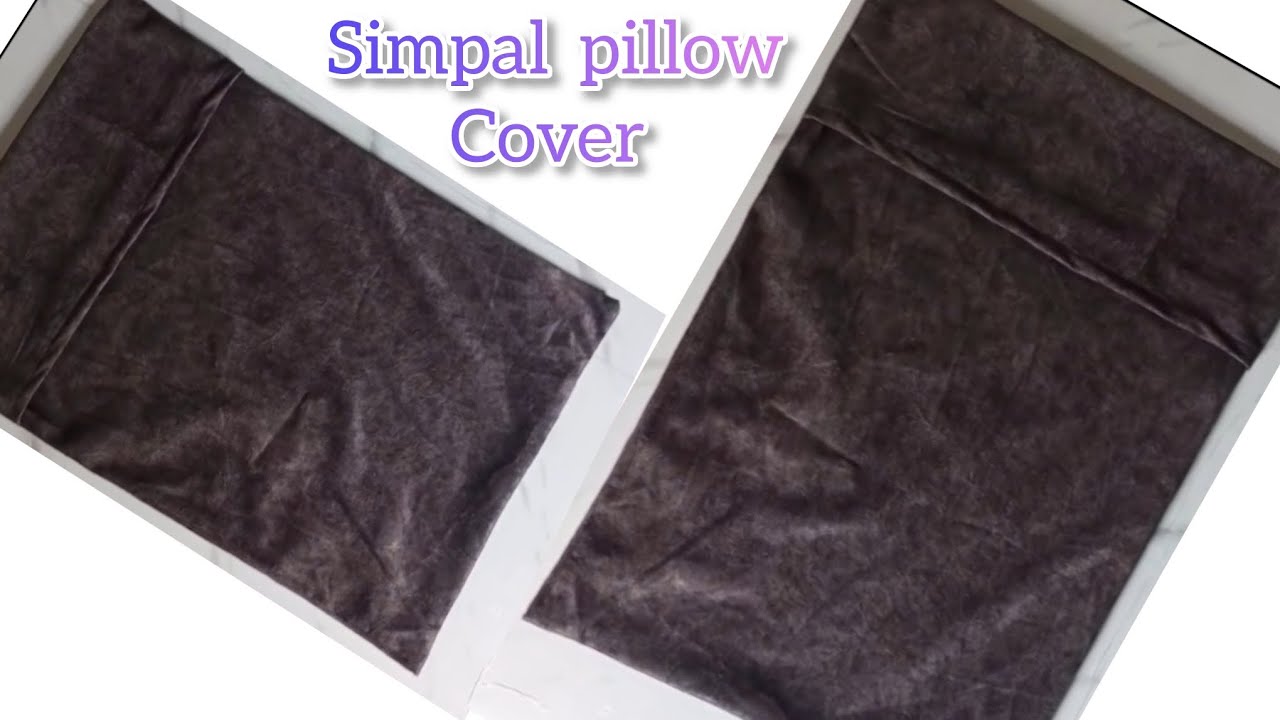 Simpal pillow cover cutting and stitching/how to make pillow cover cutting and stitching
