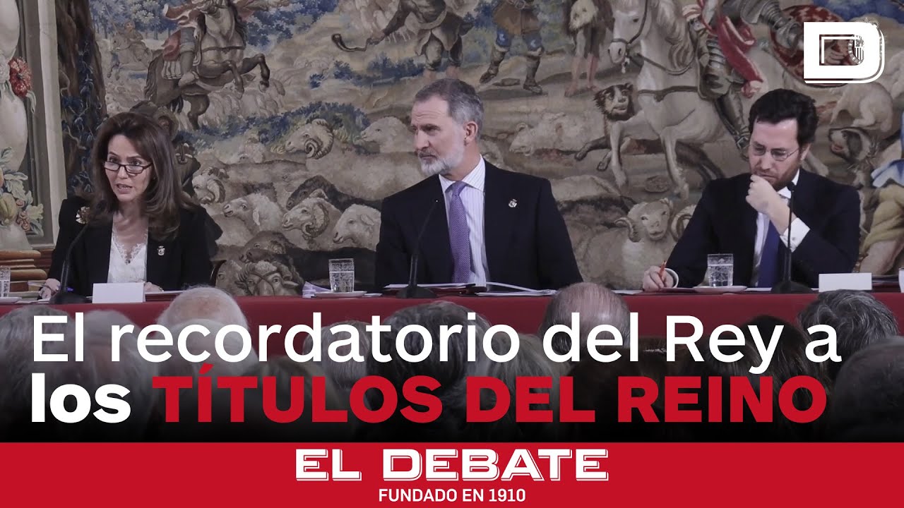 El Rey recuerda a los títulos del Reino: «implica obligación y ejemplaridad»