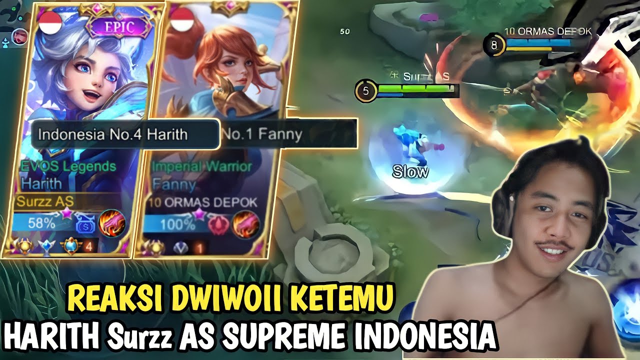 Surzz AS HARITH TOP GLOBAL KETEMU FANNY DwiWoii ?! MUSUH KETAR KETIR - MOBILE LEGENDS GAMEPLAY