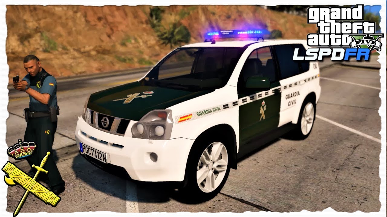 LSPDFR | Día 88| GUADIA CIVIL SEGURIDAD CIUDADANA (NUEVO X TRAIL)