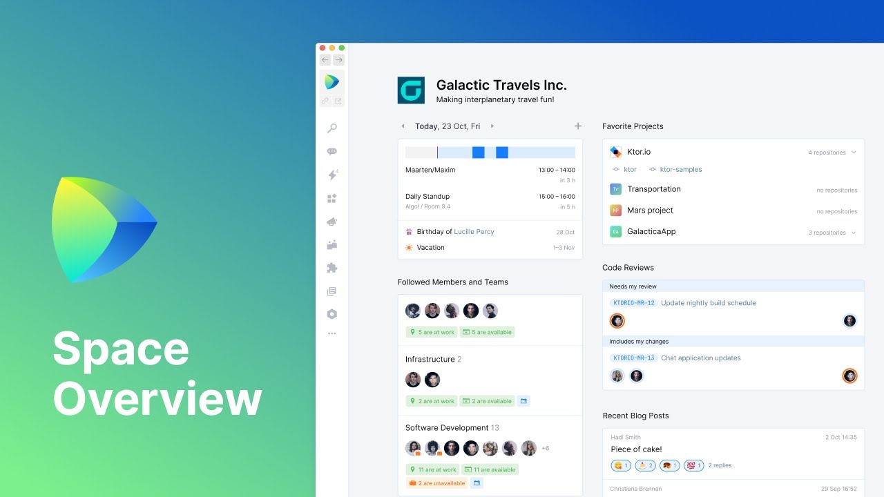 JetBrains Space Overview
