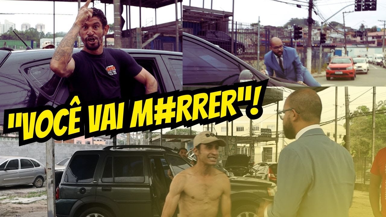 AGRESSÃO! JORNALISTA É ARRASTADO EM CIMA DO CARRO E EQUIPE SOFRE AMEAÇAS. POLÍCIA É ACIONADA!