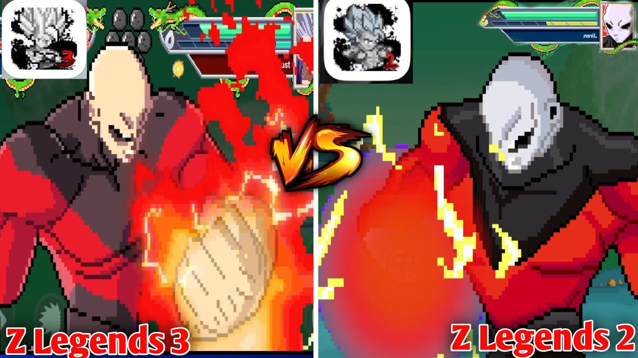 Z Legends 3 против Z Legends 2: JIREN THE GREY (полное сравнение)