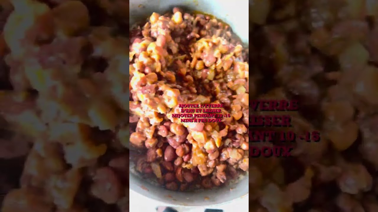 D&eacute;licieuse recette de ma&iuml;s d&eacute;pulp&eacute; aux haricots ( Corn tchap) Cameroun 🇨🇲.