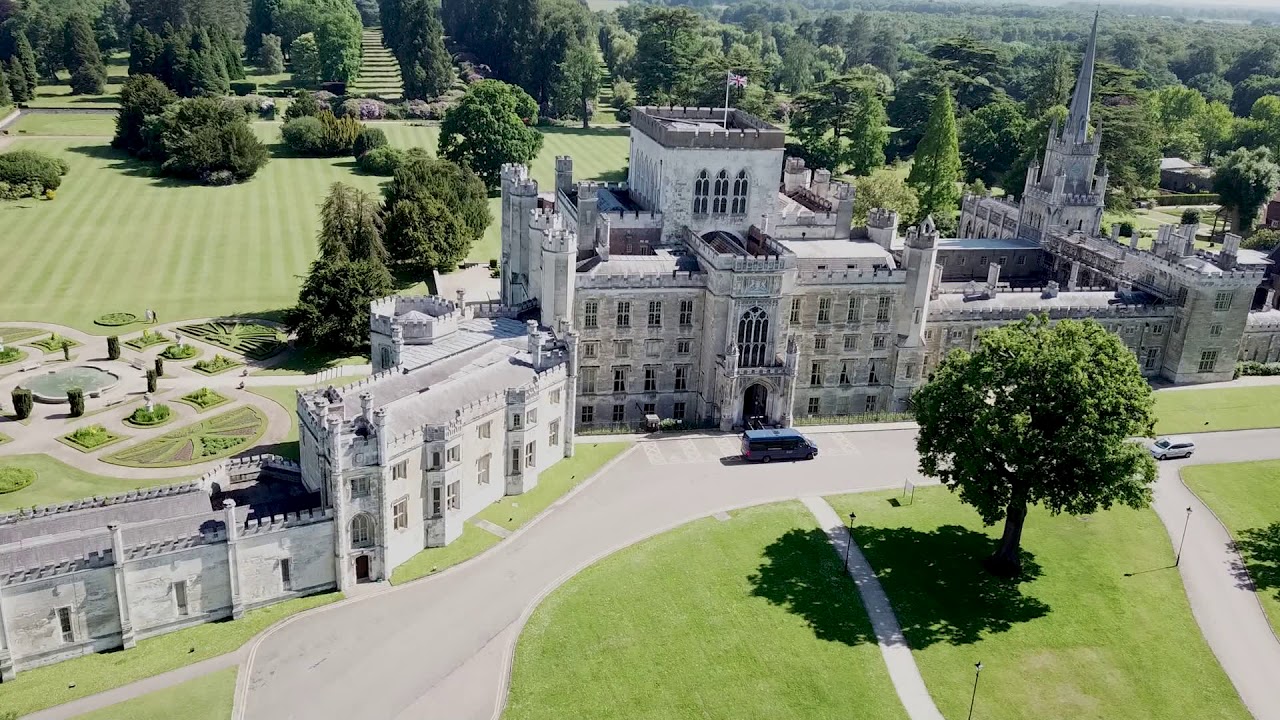 Ashridge House from the air