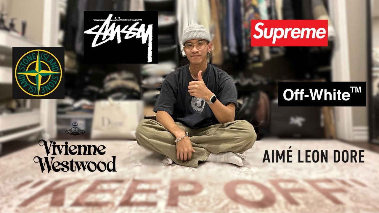 closet tour 2024 (streetwear + vintage fashion)