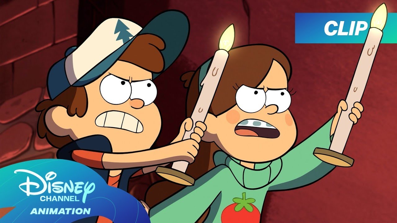 The Pine Twins vs. Grunkle Stan's Cursed Wax Figures! 😨🕯️ | Gravity Falls |@disneychannelanimation